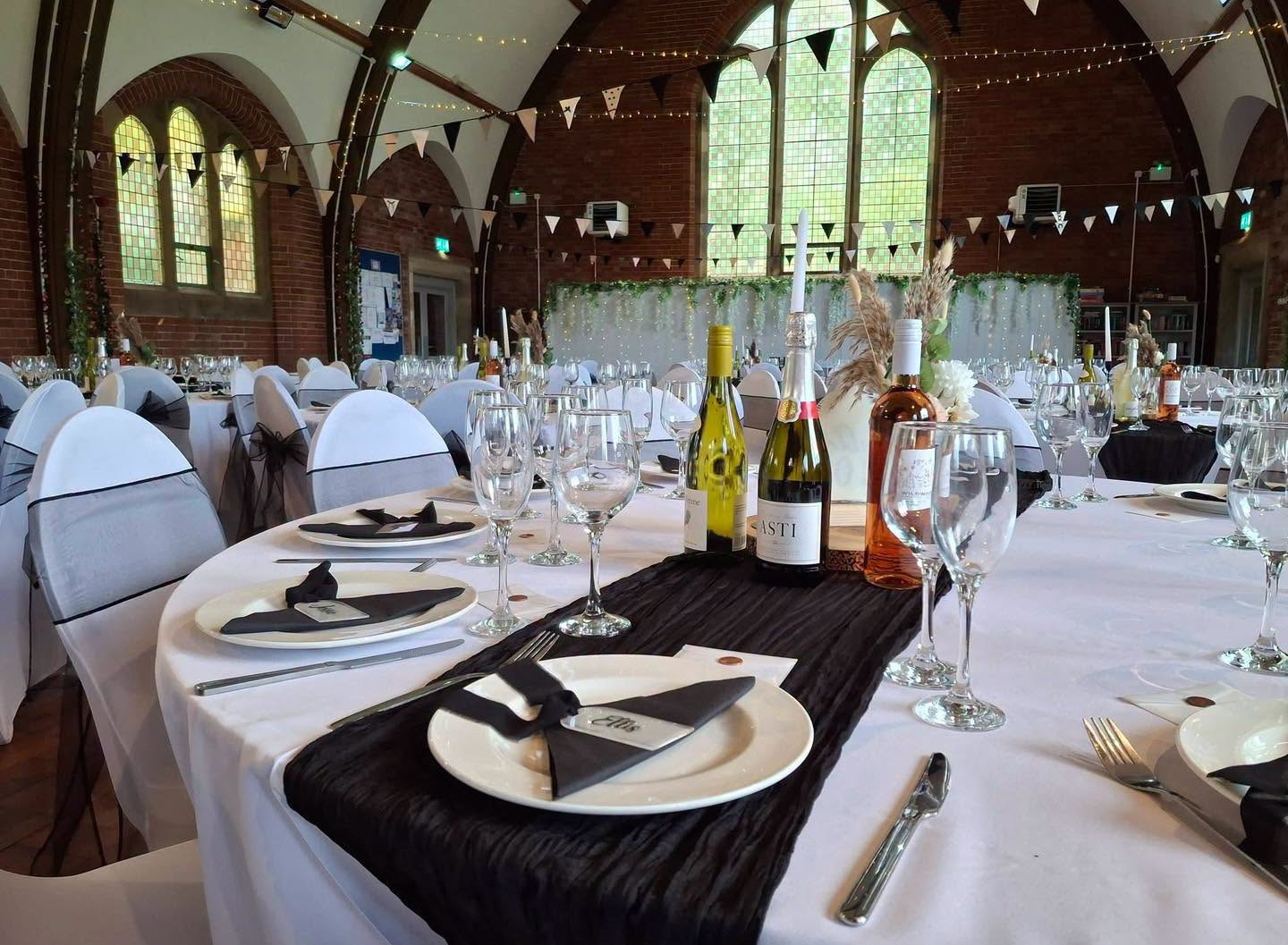 Wedding and private event setup